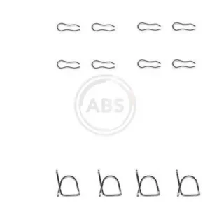Zestaw akcesoriów, klocki hamulcowe A.B.S. 0939Q Darmowa dostawa