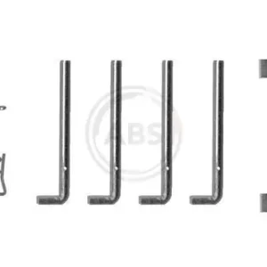 Darmowy zwrot Zestaw akcesoriów, klocki hamulcowe A.B.S. 0968Q