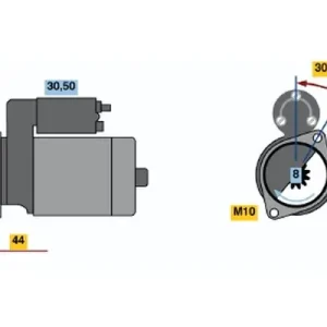 Rozrusznik BOSCH 0 986 016 591 Taniej