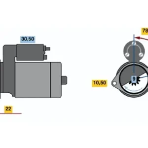 Wyjątkowa oferta Rozrusznik BOSCH 0 986 017 330