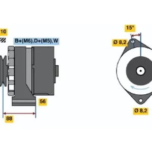 Alternator BOSCH 0 986 036 250 Wyjątkowa oferta