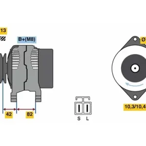 Alternator BOSCH 0 986 049 710 Dostępne od ręki