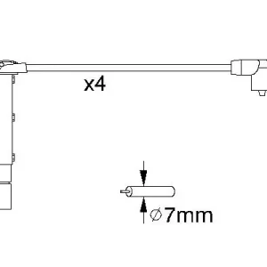 Darmowa dostawa Zestaw przewodów zapłonowych BOSCH 0 986 356 787