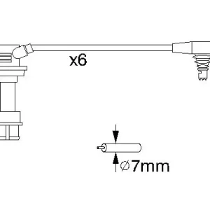 Zestaw przewodów zapłonowych BOSCH 0 986 356 947 Najlepsza cena