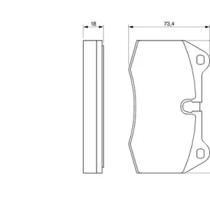 Zestaw klocków hamulcowych, hamulce tarczowe BOSCH 0 986 424 209 Bezpieczna płatność