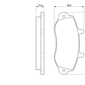 Zestaw klocków hamulcowych, hamulce tarczowe BOSCH 0 986 424 480 Szybka wysyłka
