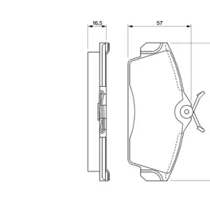Zestaw klocków hamulcowych, hamulce tarczowe BOSCH 0 986 424 490 Kup teraz