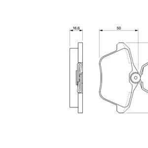 Zestaw klocków hamulcowych, hamulce tarczowe BOSCH 0 986 424 506 Taniej