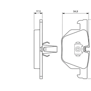 Zestaw klocków hamulcowych, hamulce tarczowe BOSCH 0 986 424 653 Darmowy zwrot