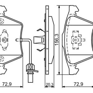Zestaw klocków hamulcowych, hamulce tarczowe BOSCH 0 986 424 806 Bezpieczne zakupy