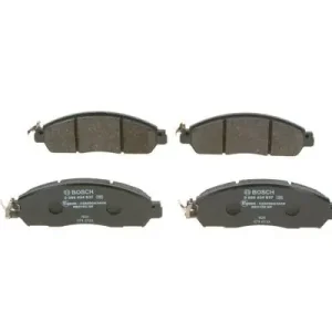 Zestaw klocków hamulcowych, hamulce tarczowe BOSCH 0 986 424 837 Łatwy zwrot