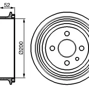 Bęben hamulcowy BOSCH 0 986 477 018 Tylko do końca tygodnia