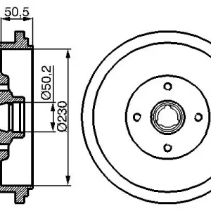 Bęben hamulcowy BOSCH 0 986 477 042 Okazja