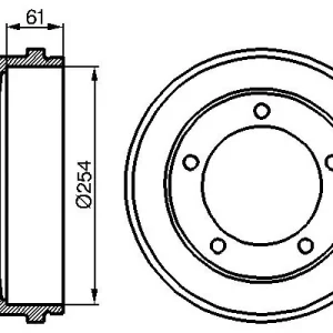 Darmowy zwrot Bęben hamulcowy BOSCH 0 986 477 048