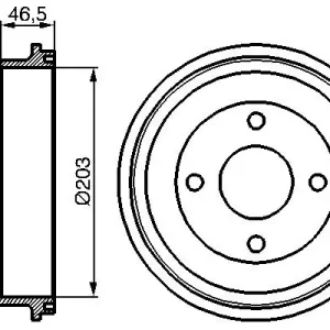 Bęben hamulcowy BOSCH 0 986 477 054 Ekspresowa dostawa