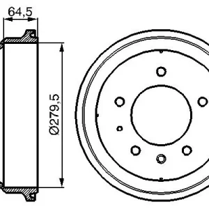 Bęben hamulcowy BOSCH 0 986 477 093 Kup online