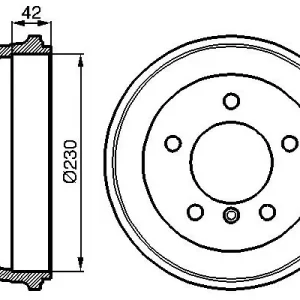 Bęben hamulcowy BOSCH 0 986 477 101 Bezpieczna płatność