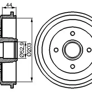 Bęben hamulcowy BOSCH 0 986 477 102 Wyjątkowa oferta