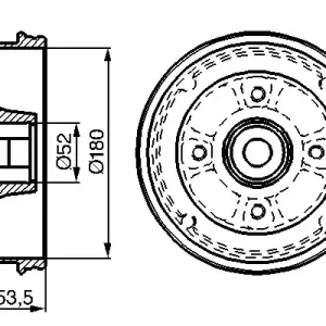 Bęben hamulcowy BOSCH 0 986 477 112 Zamów dziś