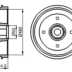 Zamów teraz Bęben hamulcowy BOSCH 0 986 477 113