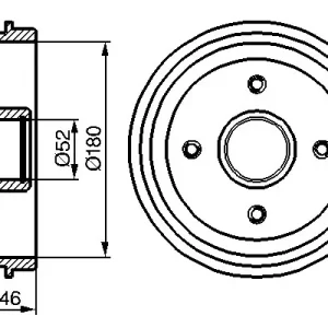 Bęben hamulcowy BOSCH 0 986 477 116 Ekspresowa dostawa