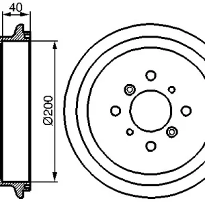 Bęben hamulcowy BOSCH 0 986 477 141 Sprawdź teraz