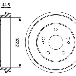 Bęben hamulcowy BOSCH 0 986 477 147 Obniżka ceny
