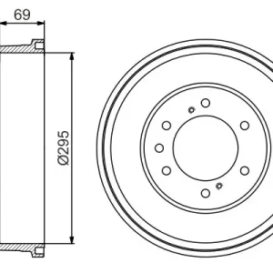 Bęben hamulcowy BOSCH 0 986 477 165 Łatwy zwrot