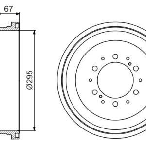 Bezpieczna płatność Bęben hamulcowy BOSCH 0 986 477 167