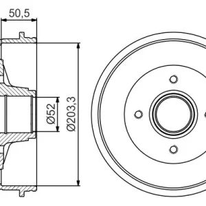 Bęben hamulcowy BOSCH 0 986 477 173 Hit sprzedaży