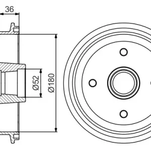 Bęben hamulcowy BOSCH 0 986 477 187 Ekspresowa dostawa