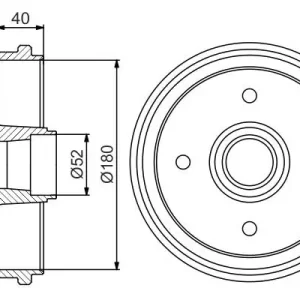 Bęben hamulcowy BOSCH 0 986 477 192 Niska cena