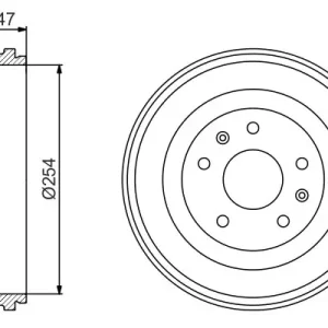 Bęben hamulcowy BOSCH 0 986 477 193 Hit sprzedaży