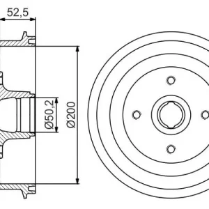 Bęben hamulcowy BOSCH 0 986 477 217 Oferta czasowa