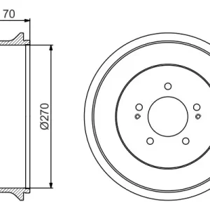 Zamów teraz Bęben hamulcowy BOSCH 0 986 477 222