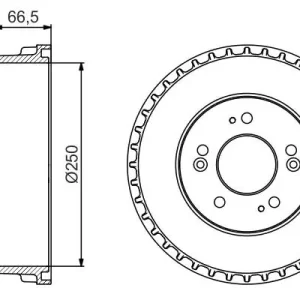 Bęben hamulcowy BOSCH 0 986 477 228 Darmowy zwrot