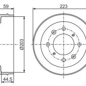 Bęben hamulcowy BOSCH 0 986 477 234 Niska cena