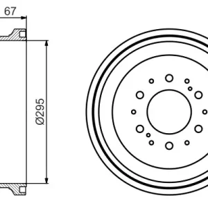 Bęben hamulcowy BOSCH 0 986 477 241 Tylko dziś