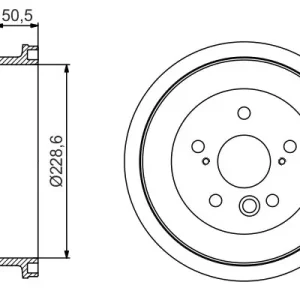Bęben hamulcowy BOSCH 0 986 477 242 Kup teraz