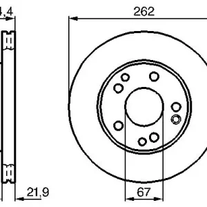 Bezpieczne zakupy Tarcza hamulcowa BOSCH 0 986 478 330