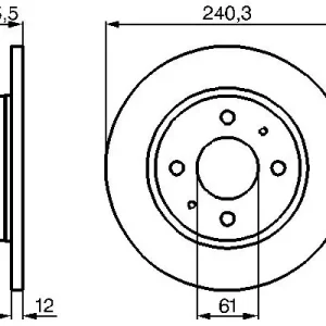 Bezpieczne zakupy Tarcza hamulcowa BOSCH 0 986 478 368