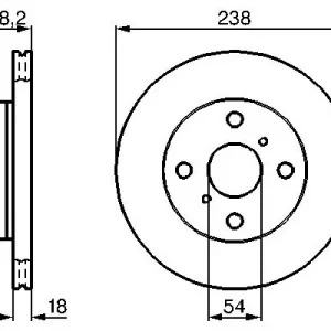 Zniżka Tarcza hamulcowa BOSCH 0 986 478 385