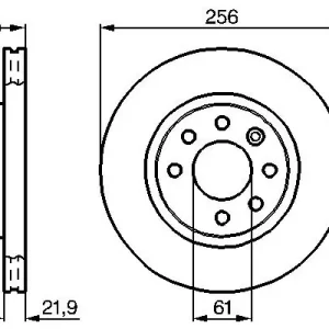 Bestseller Tarcza hamulcowa BOSCH 0 986 478 431
