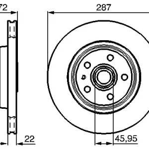 Darmowa dostawa Tarcza hamulcowa BOSCH 0 986 478 509