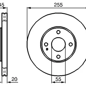 Zamów teraz Tarcza hamulcowa BOSCH 0 986 478 996