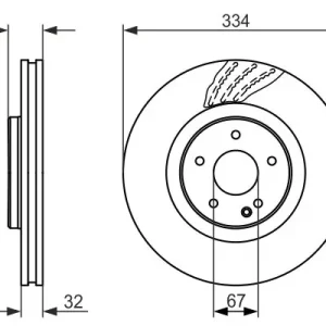 Zniżka Tarcza hamulcowa BOSCH 0 986 479 650