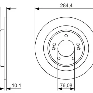 Darmowa dostawa Tarcza hamulcowa BOSCH 0 986 479 A15