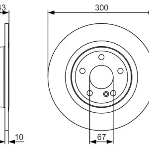 Dodaj do koszyka Tarcza hamulcowa BOSCH 0 986 479 A38