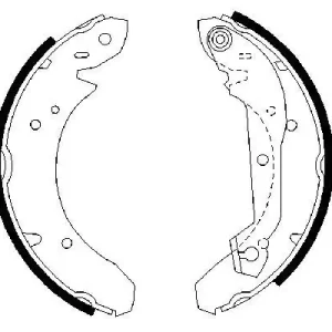 Zestaw szczęk hamulcowych BOSCH 0 986 487 048 Łatwy zwrot