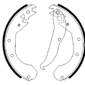 Zestaw szczęk hamulcowych BOSCH 0 986 487 201 Bezpieczne zakupy